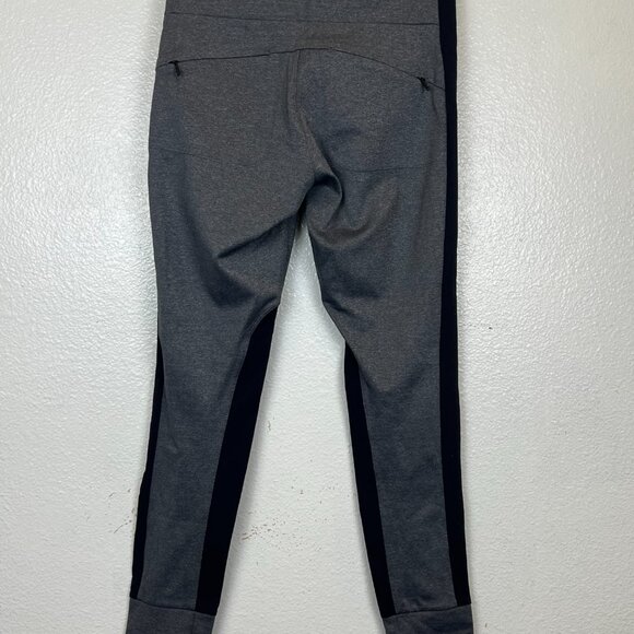 Athleta Essex Hybrid Joggers Gray Black Women Medium Tights Active Run Size S - Picture 6 of 8